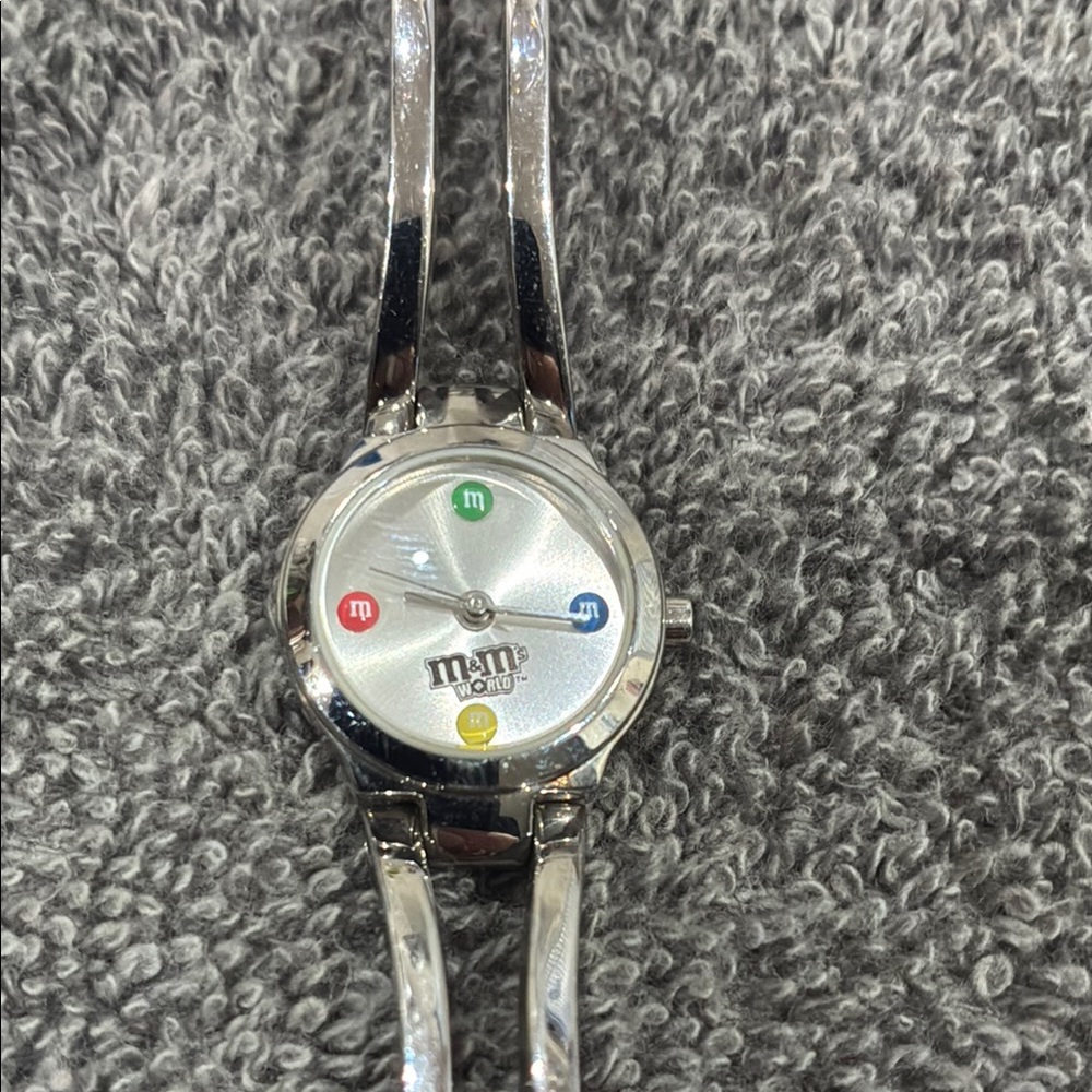 M&M's Silver Watch Fossil